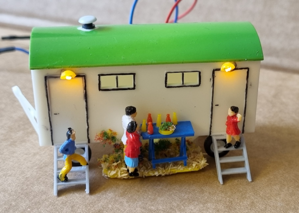 WC Wagen beleuchtet "1"