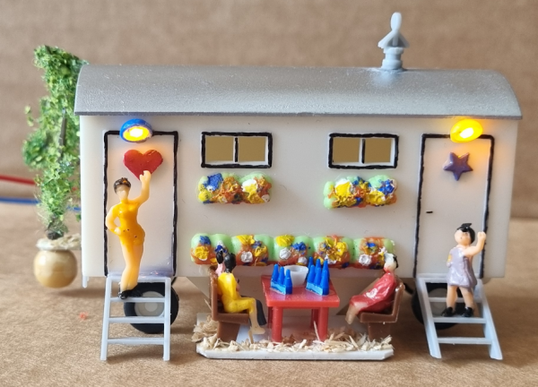 WC Wagen beleuchtet "2"