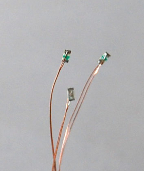 10 Stück SMD LED 0603 rot mit CU-Draht